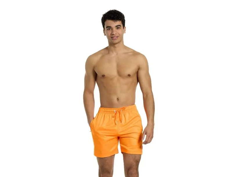 Neonoransje badeshorts