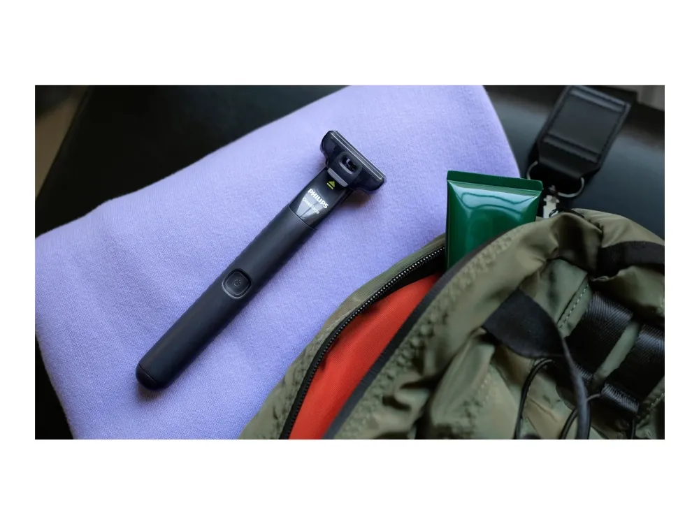 Philips Norelco OneBlade OneBlade QP1424/65 Gavepakke, Folie shaver, Sort, Grå, OneBlade, Batteri, Nikkel-Metalhydrid (NiMH), Indbygget batteri