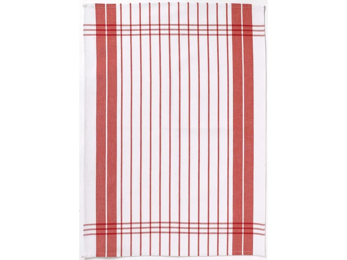 VIVARAISE PETITESRAYURES TOWL Red 50X70