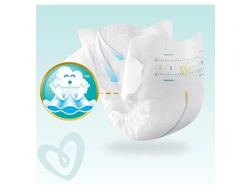 Pampers Premium Care bleier str. 0 opptil 3 kg nyfødt, 30 stk