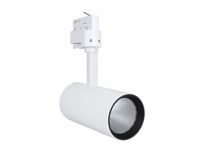 Tracklight Spot 3F 25W 3000K, RA90, UGR16, 1750 lumen, 24°, hvid