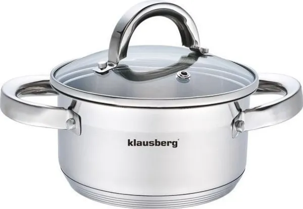 Stålkasserolle, 12 cm, 0,5 l, Klausberg