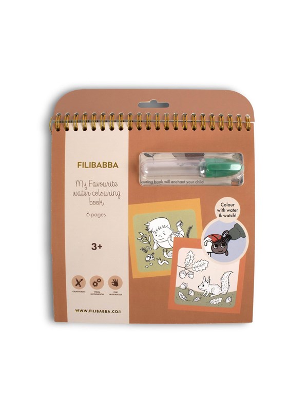 Filibabba My Favourite Water Colouring Book - Forest