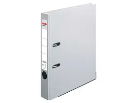 Herlitz 05450903, Polypropylen (PP), Grå, A4, 5 cm, 1 stykker