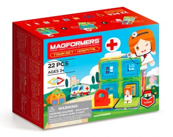 Magformers MAGFORMERS TOWN SET- SYKEHUS