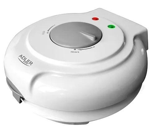 Adler AD 3038, 1 vafler, Sirkel, Grå, Hvit, 180 cm, 1500 W, 1500 W