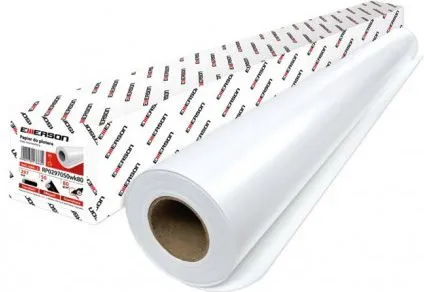 Emerson rulleg papir til plottere 297 mm x 50 m, 90 g, kjerne 50 mm