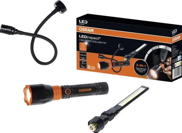 Osram LEDinspect 3-i-1 lygtesæt