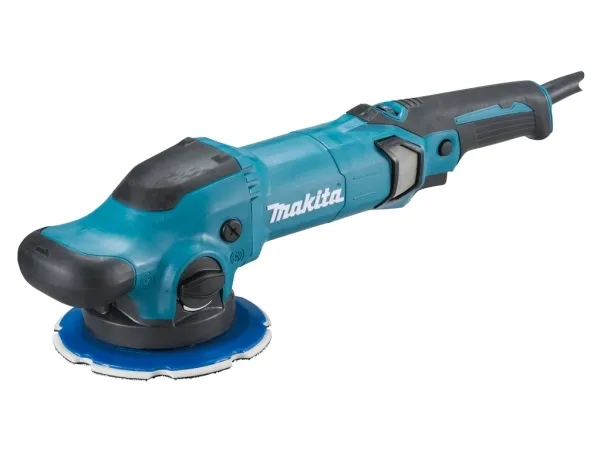 Makita PO6000C, Roterende poleringsmaskin, 6800 RPM, 900 W, Sort, Blå, 2,7 kg, AC