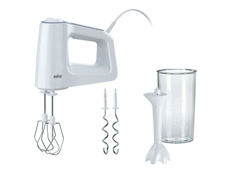 Braun MultiMix 3 HM 3105 WH - Håndmikser - 500 W - hvit