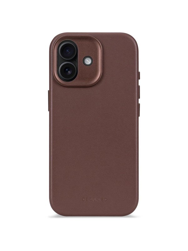 Decoded - Leather Backcover for iPhone 17 - Chocolat brown