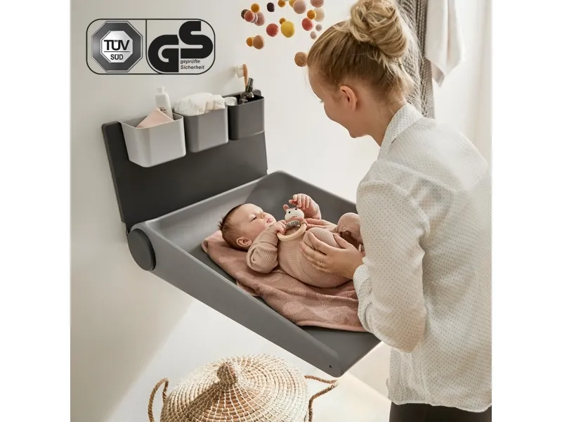 Leander Wally™ vegghengt stellebord – Dusty grey