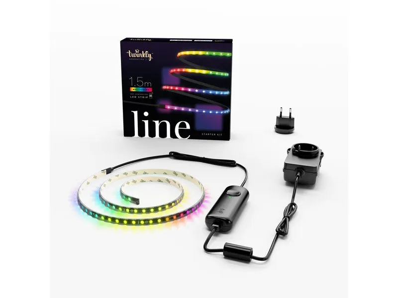 Twinkly - Stringlys - LED - RGB-lys - svart kabel