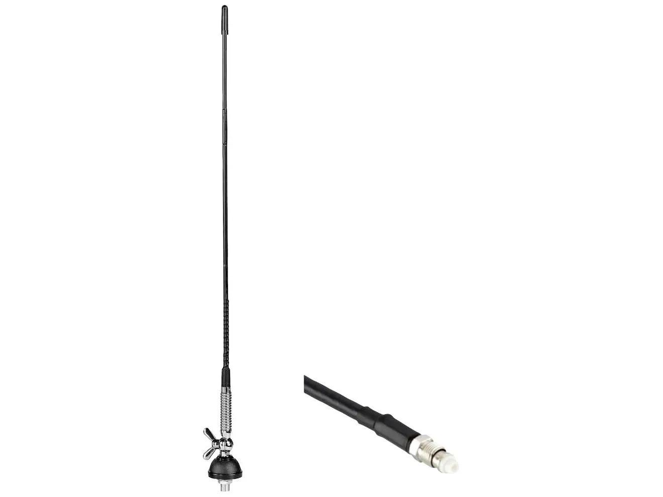 Antenne Albrecht CB-Funk AntenneT-27 med FME 60 cm 67110.01