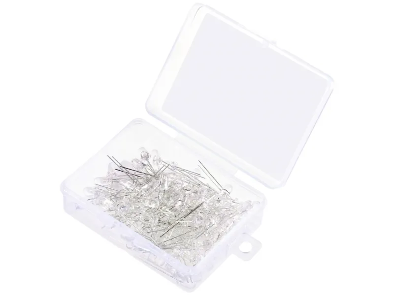 TRU COMPONENTS LED med ledninger kaldhvit rund 5 mm 19000 mcd 30° 20 mA 2,7 V/3,4 V