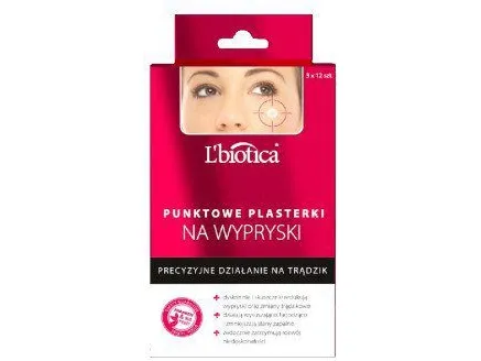 L`BIOTICA spotplaster mot kviser – presis effekt på akne 3x12 stk