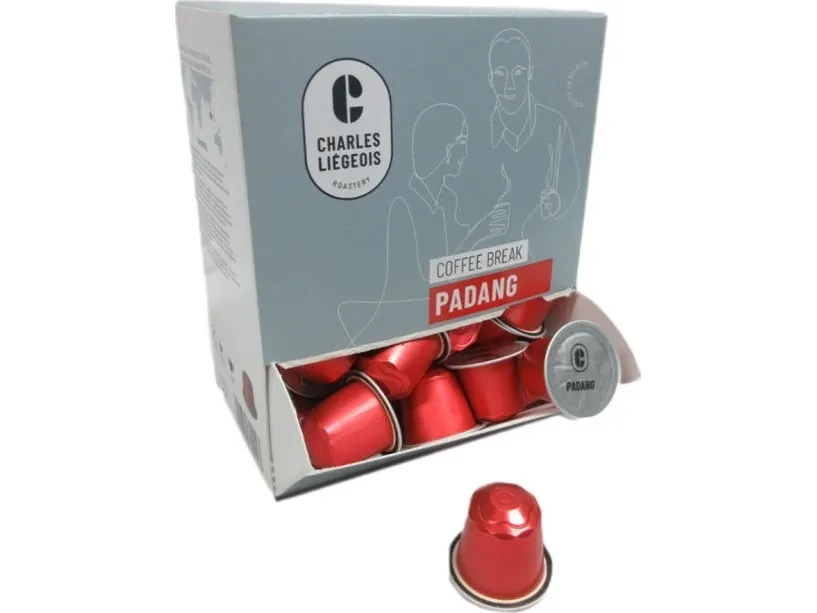 Kavos kapsler kompatible med Nespresso® Charles Liégeois Padang 50 stk.