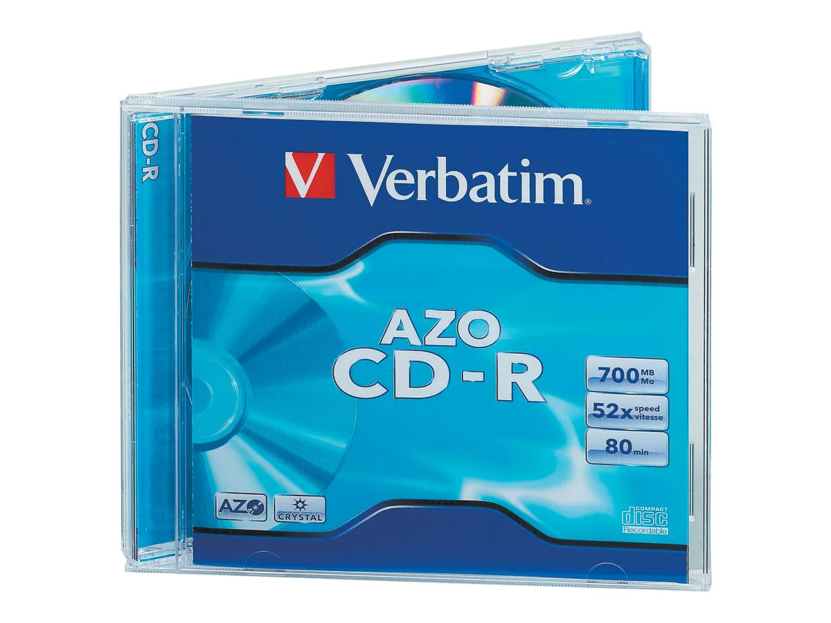 Verbatim DataLifePlus - CD-R - 700 MB (80 min) 48x - CD-eske