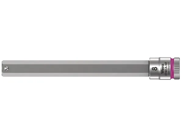 Wera 05003340001, Stikkontakt, 1/4, Metrisk, 1 hoder, 8 mm, 100 mm