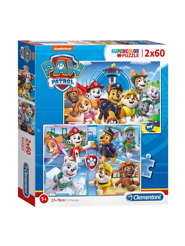 Clementoni Puzzle PAW Patrol 2x60st. Gulv