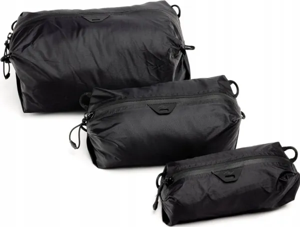 Peak Design bag – Travel Line Ultralight Packing Cube Black (sett med deksler), S, SX, SXX