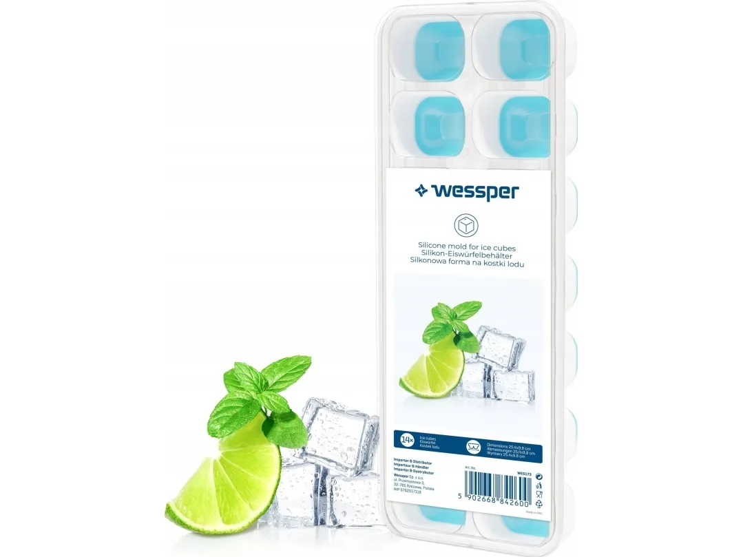 Wessper Silikon isbitform - 14 terninger