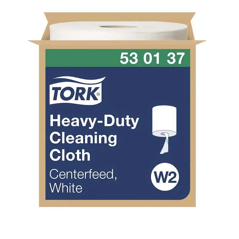 Tørkeklut Tork W1/W2/W3, kraftig, hvit, med 280 ark