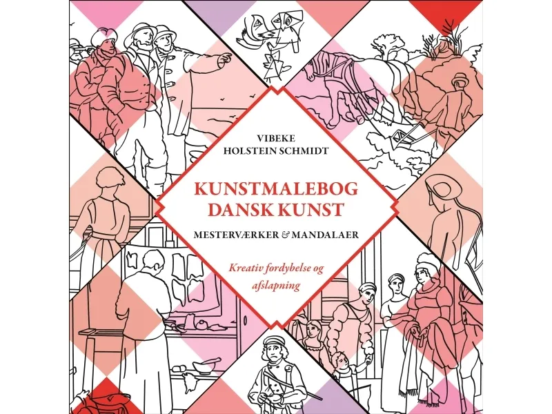 Male/kunstbok dansk kunst | Vibeke Holstein Schmidt | Språk: Dansk