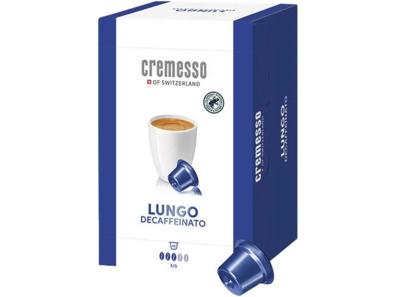 Cremesso Lungo Decaffeinato, Kaffe kapsyl, Espresso, Lungo, Cremesso, 48 stykker