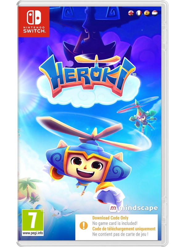 Heroki (Code in a Box) - Nintendo Switch - Platformer