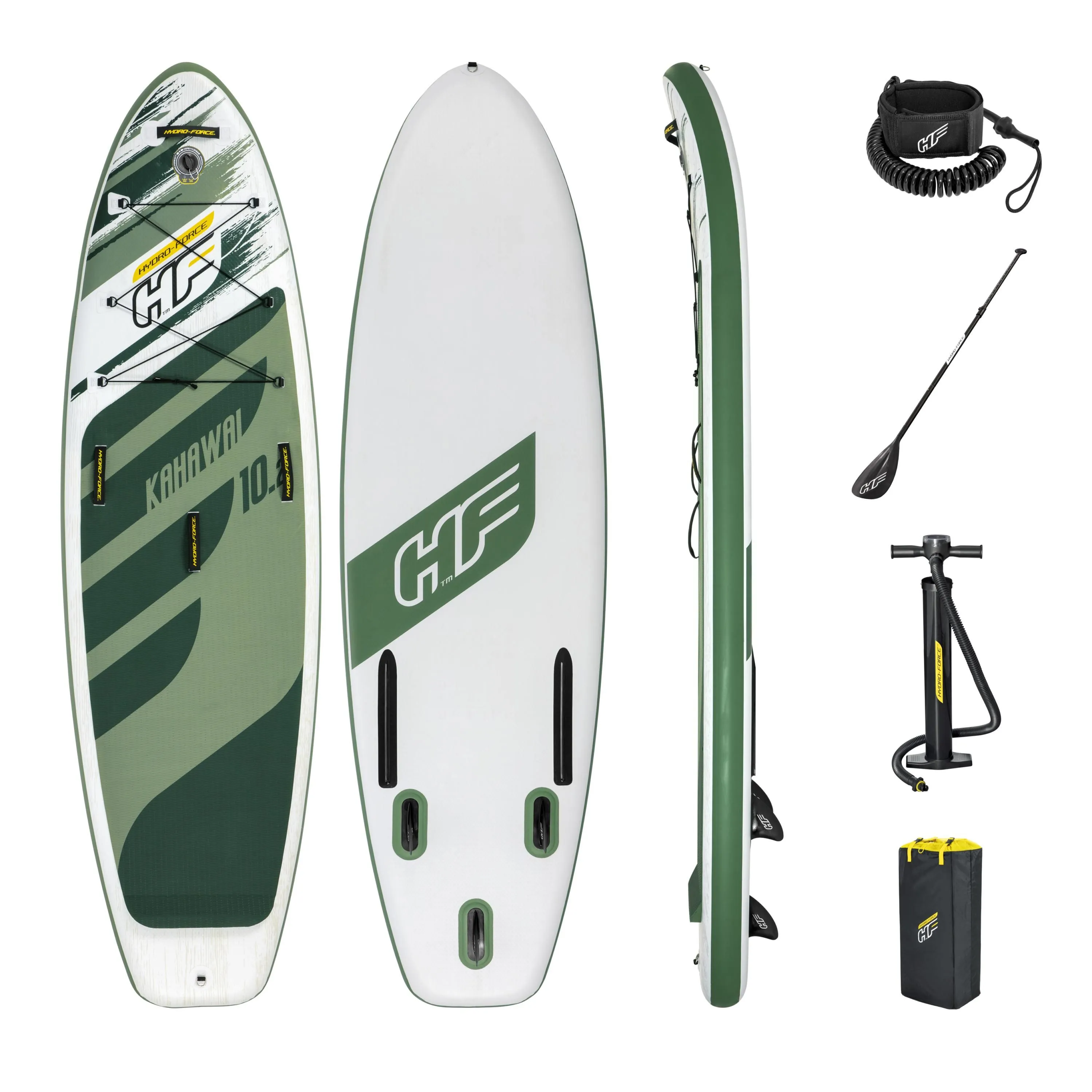Bestway 65308, Surfebrett (SUP), Flat, Flerfarget, Tritech, Boks, 3100 mm