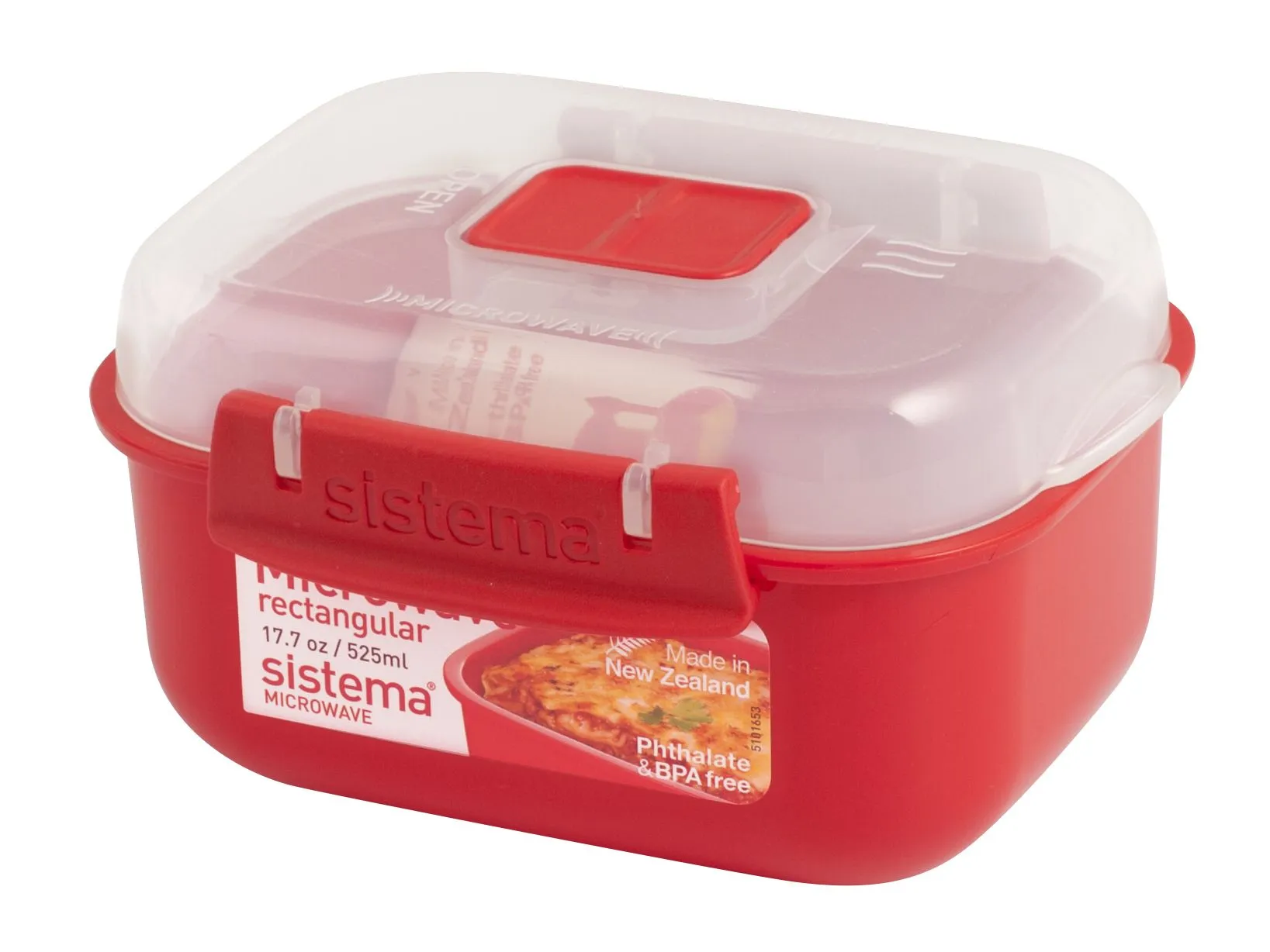 Sistema Rectangle beholder 525 ml