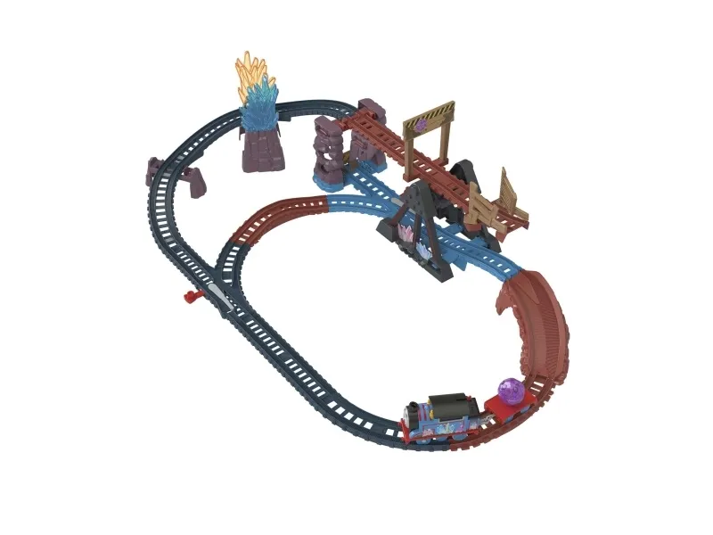 Fisher-Price Thomas & Friends Crystal Caves Adventure Set, Tog- og sporsett, 3 år, AAA, Plast, Flerfarget