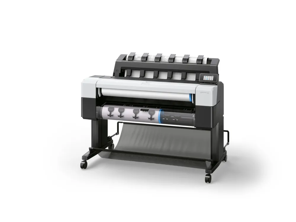 HP DesignJet T1600dr PostScript - 36 storformatsskriver - farge - ink-jet - Rull (91,4 cm) - 2400 x 1200 dpi - inntil 0.32 min/side (mono) / inntil 0.32 min/side (farge) - kapasitet: 2 ruller - Gigabit LAN - kutter