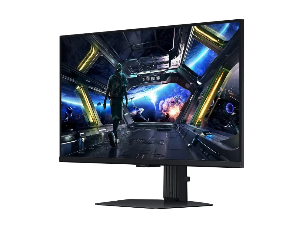 Samsung Odyssey G7 S27DG702EU - G70D Series - LED-skjerm - Smart - gaming - 27 - 3840 x 2160 4K UHD (2160p) @ 144 Hz - Fast IPS - 350 cd/m² - 1000:1 - DisplayHDR 400 - 1 ms - 2xHDMI, DisplayPort - høyttalere - svart