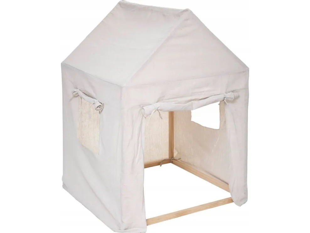 Atmosphera Namelio leketelt for barn, 78 x 78 x 116 cm, sandfarget