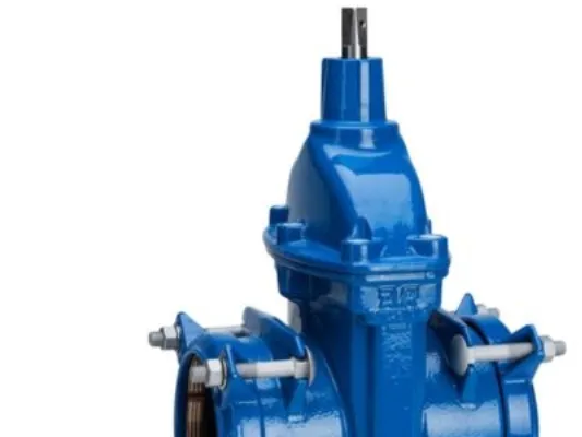 Skyveventil 90mm AVK SupaPlus - med strekkhylser for PVC- og PE-rør. PN16