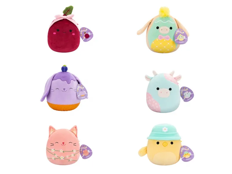 Plysdyr Squishmallows påskeutgave