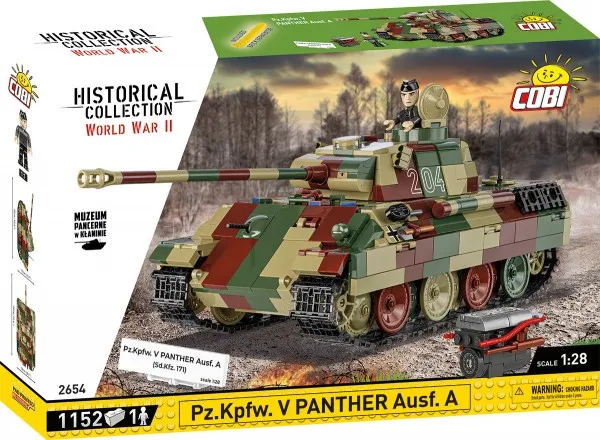 Cobi Pz.Kpfw. V Panther Ausf. A modell fra 1152 deler