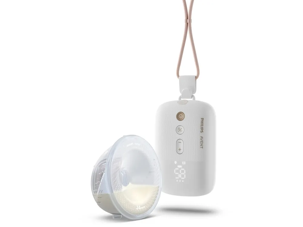 Philips AVENT Hands-free SCF531/11 Enkel elektrisk brystpumpe, Elektronisk, Hvit