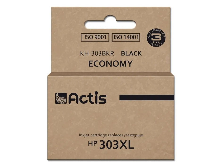 Actis KH-303BKR, Kompatibel, Sort, HP, HP ENVY Photo: 6220, 6230, 6234, 7130, 7134, 7830, 7221. HP ENVY: 7220e. HP: 303., 600 sider, Høyt (XL) utbytte