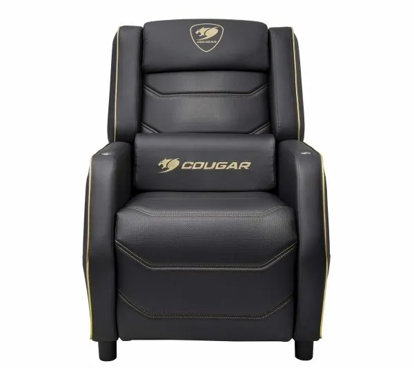 COUGAR CGR-RGP-GLB, Gaming-stol, 160 kg, Polstret Sete, Polstret Rygg, Universell, Svart