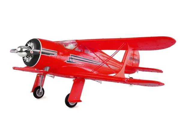 Amewi AMXFlight Beech D17s Biplan 3D/6G RTF rød / Gyro