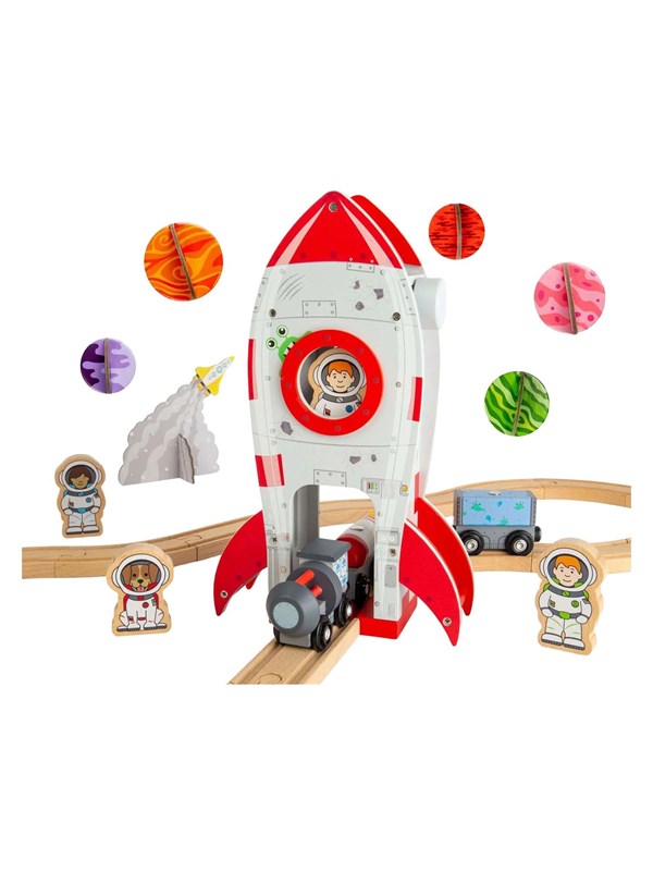 Bigjigs Wooden Rails - Rocket