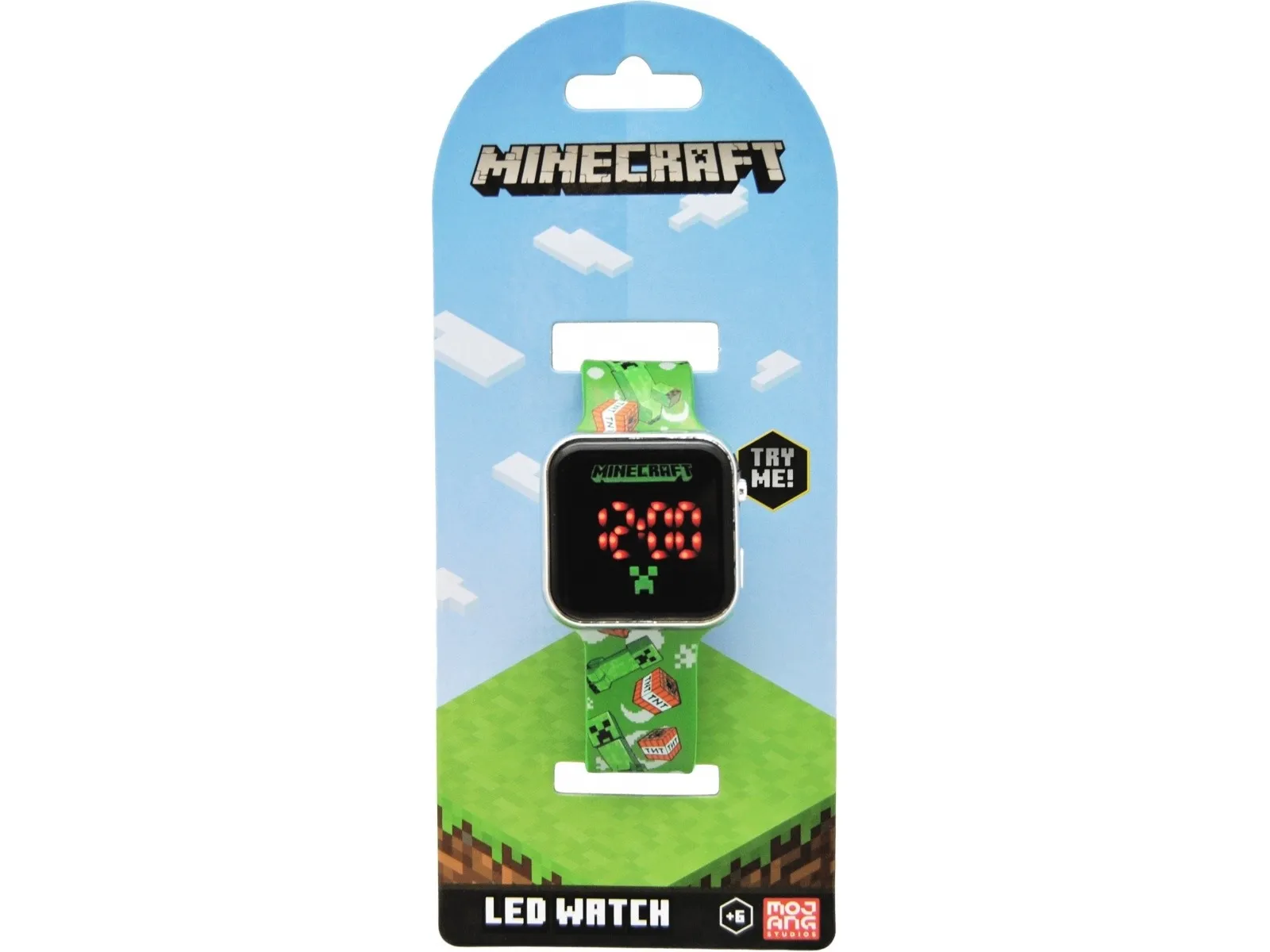 Euroswan Digitalt armbåndsur for barn Minecraft Led