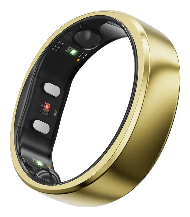 RingConn Smart Ring Gen 2 størrelse 6 gull - aktivitets-tracker IP68 Bluetooth 5.0 (RCA-01-G-6)