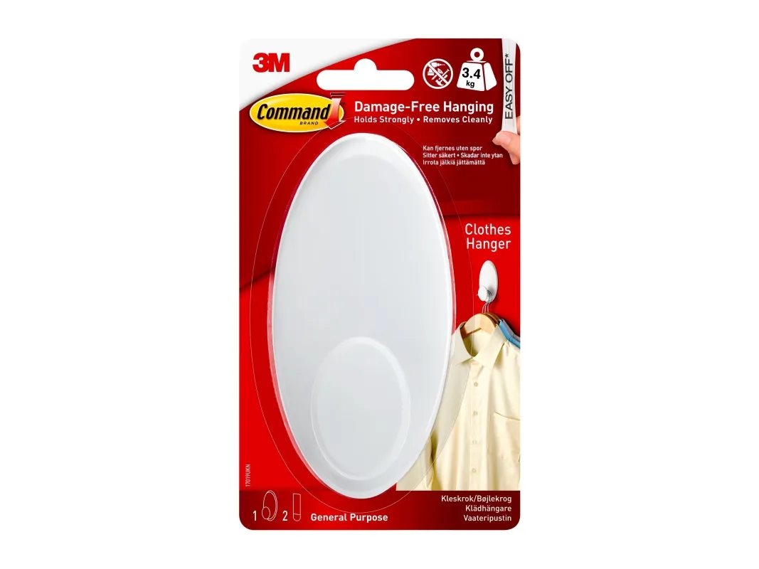 3M Command tøjbøjle 17019