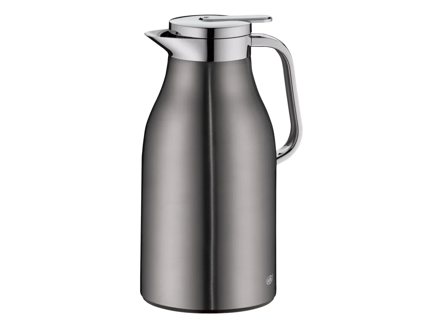 Alfi Skyline, 1 l, Grå, Kromfarget, Plast, Polypropylen (PP), Silikon, Herdet glass, Termoplastisk elastomer (TPE), 12 timer, 24 timer, 4 cm