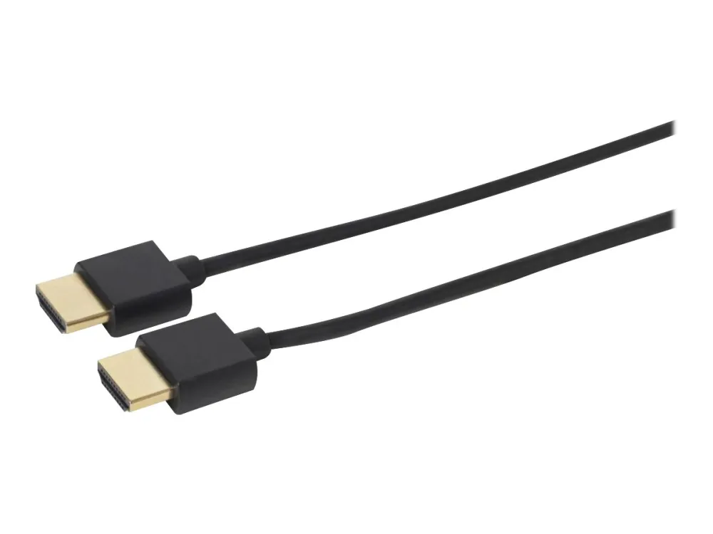 MicroConnect - High Speed - HDMI-kabel med Ethernet - HDMI hann til HDMI hann - 3 m - svart - støtte for Dolby TrueHD, 4 K 60 Hz (4096 x 2160) støtte