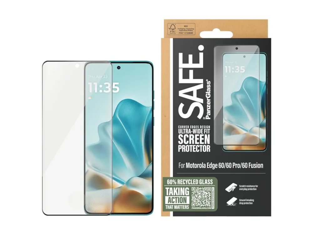 SAFE. by PanzerGlass - Beskyttende deksel - for Motorola Edge 60, Edge 60 Fusion, Edge 60 Pro